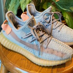 Yeezy Boost 350 V2 Light Gray with Coral Accents